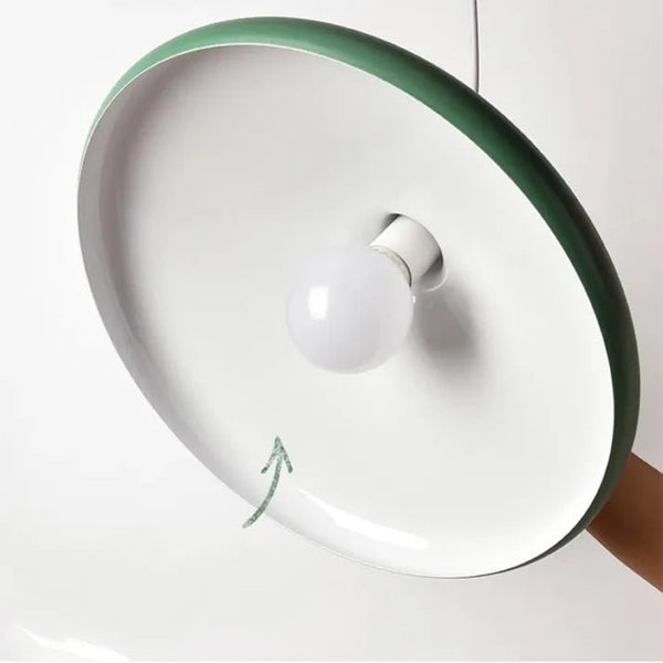 Franse Macaron Metalen Hanglamp - hanglampen - zijaanzicht