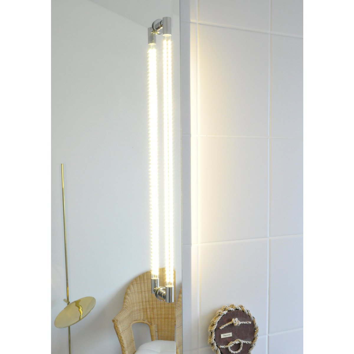Betec Leuchten Manufactur - make-up spiegel met verlichting - wandlampen - detail