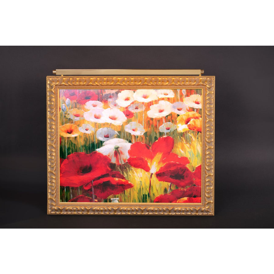 Betec Leuchten Manufactur - Angulus painting lamp DuoLED made of brass, bracket type 200mm