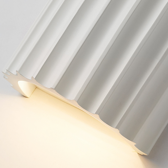 Moderne Halfronde Wandlamp Van Hars Voor De Woonkamer - wandlampen - detail
