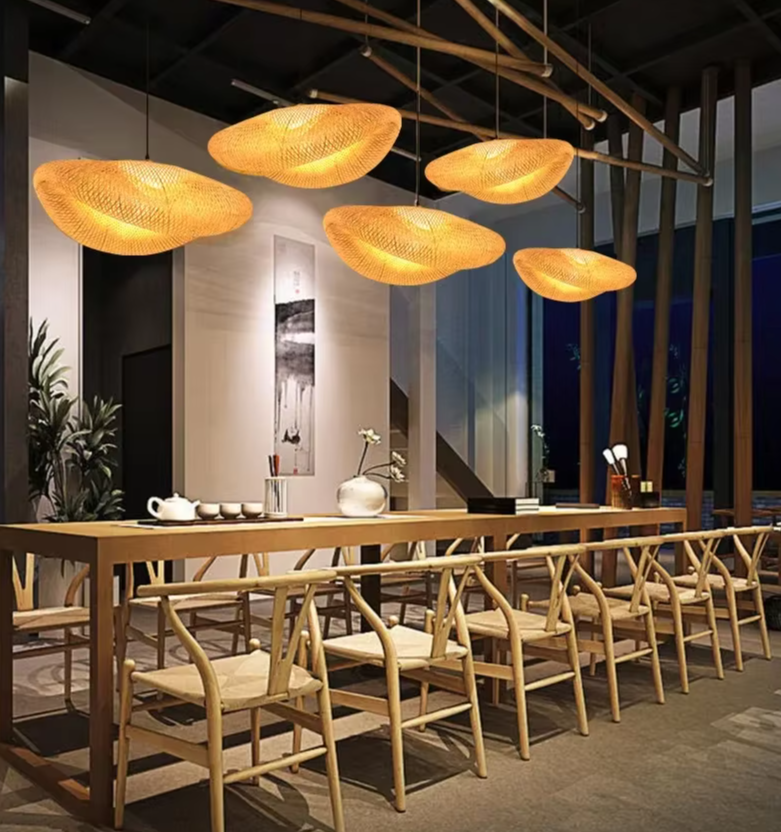 TropicalBreeze Bamboe Hanglamp - hanglampen - sfeerbeeld