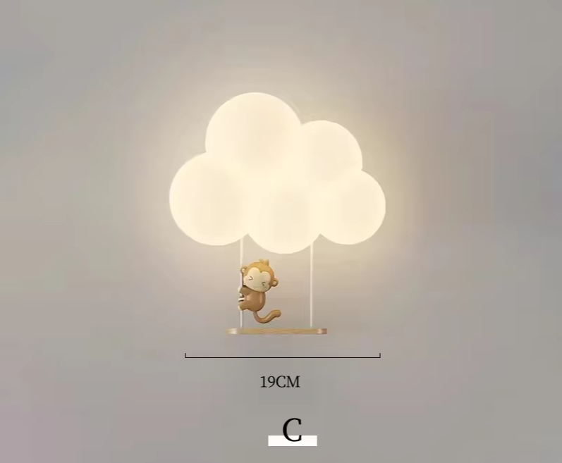 WonderGlow Dierenfiguur Wandlamp voor Kinderkamer - wandlamp - in de kamer