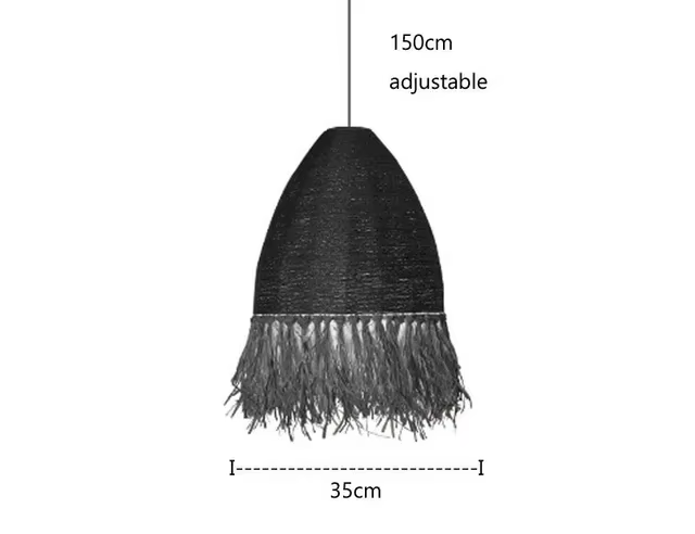 Handgeweven Rotan Hanglamp - hanglampen - gemonteerd