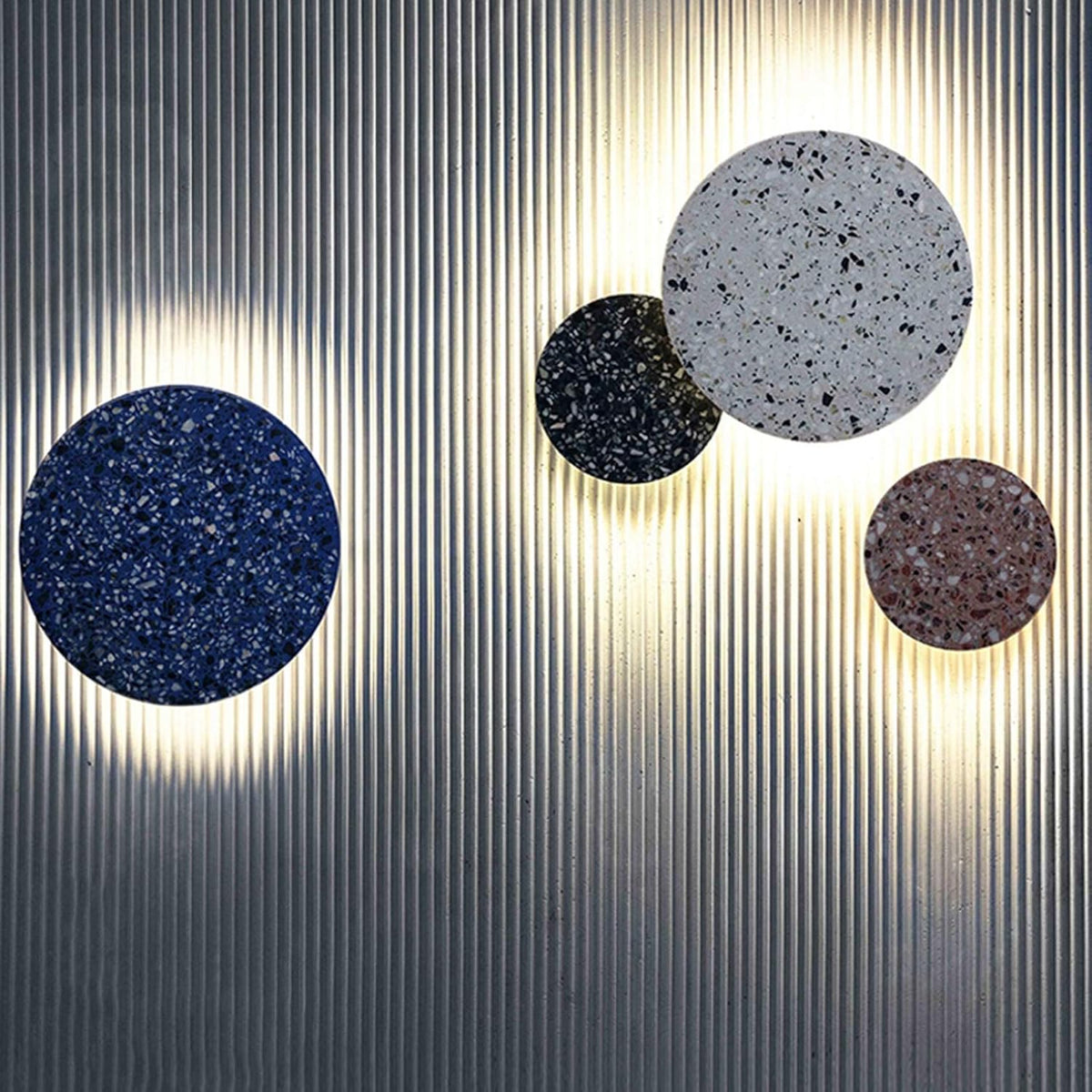 Scandinavische Eenvoudige Gangpad Traplamp Terrazzo Wandlamp - wandlampen - materiaaldetail