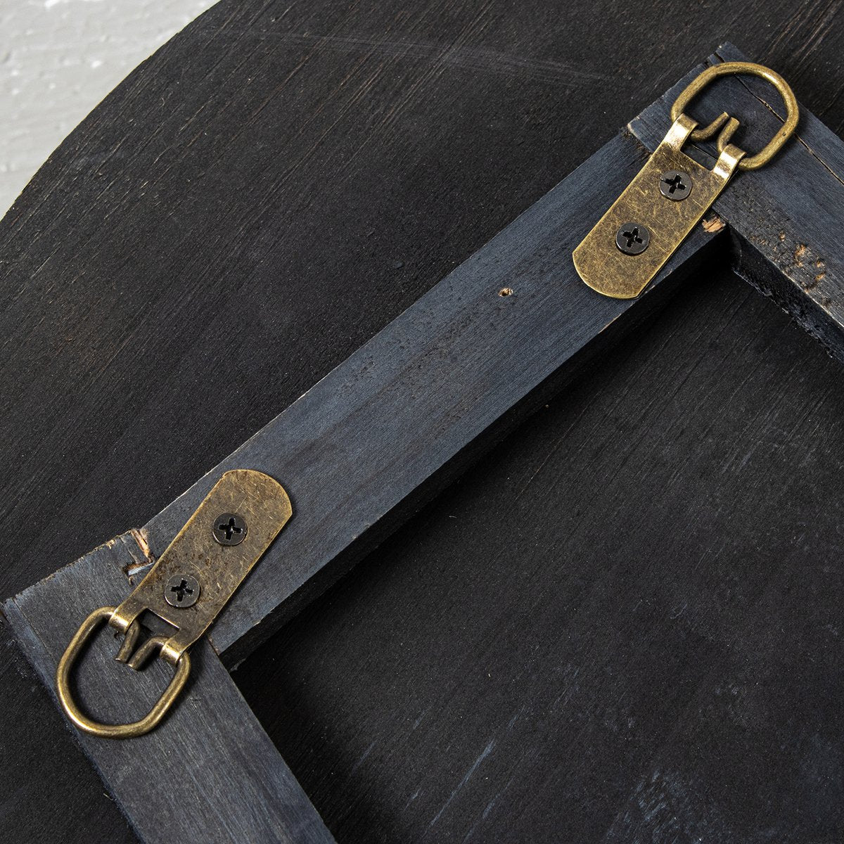 Alexandra Style - Natuurlijke Cirkels Houten Wandapparaat _130X64X4,5cm - wandlampen - close-up