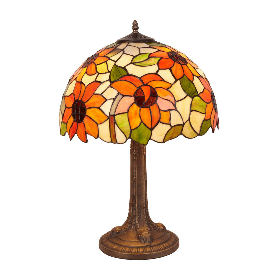 Alexandra Lighting - Foma Table Base With Tiffany Screen Diameter 40Cm Diamond Series