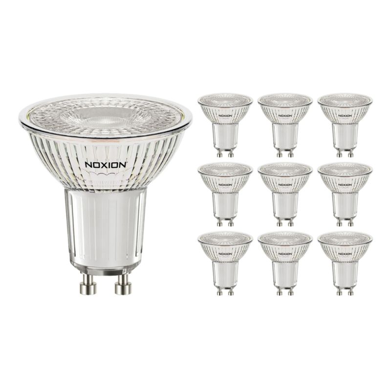 Voordeelpak 10x Noxion LED Spot GU10 PAR16 4W 345lm 36D - 827 Zeer Warm Wit | Dimbaar - Vervangt 50W - verlichting