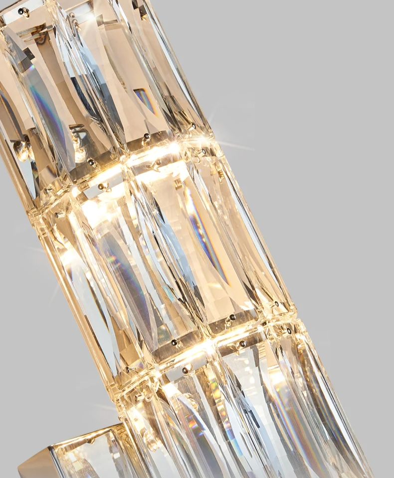 Moderne Luxe Kristallen Wandlamp - wandlamp - materiaaldetail