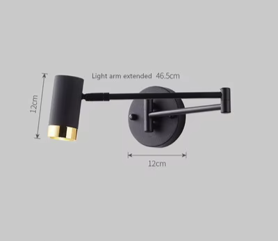 LUXARM Verstelbare Wandlamp met Lange Arm - wandlamp - in de kamer
