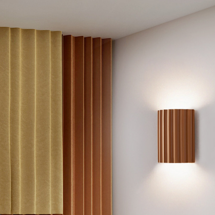 Moderne Halfronde Wandlamp Van Hars Voor De Woonkamer - wandlampen - verlicht