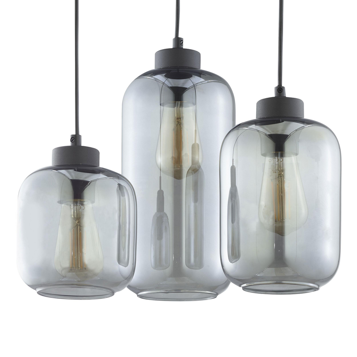 Huber Furniture - Marco Mirror Graphite III Pendant Lamp 