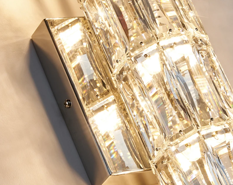 Moderne Luxe Kristallen Wandlamp - wandlamp - materiaaldetail