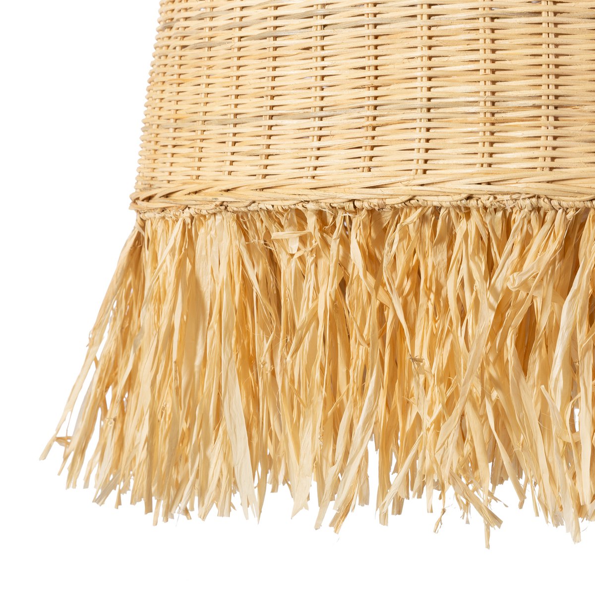 Alexandra Thai - Plafondlamp 60X60X60/200 Ratan/Natuurlijk Sisal - plafondlampen