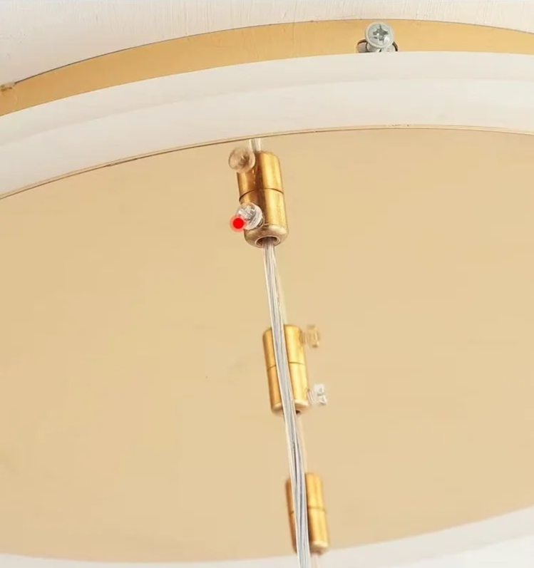 LumaCrest LED Hanglamp – Moderne Art Deco Sfeer voor Eetkamer en Woonruimte - plafondlamp - gemonteerd
