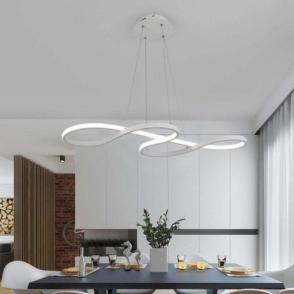 Muzikale Noten Ontwerp Led Hanglamp - hanglampen - zijaanzicht