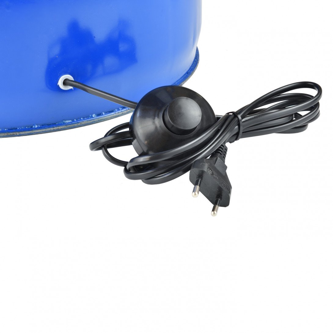 Gie El - Barrel Vloerlamp In Blauw - vloerlamp - zijaanzicht