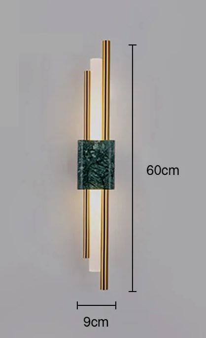 Modern Luxe Marmeren LED Wandlamp - wandlamp - close-up