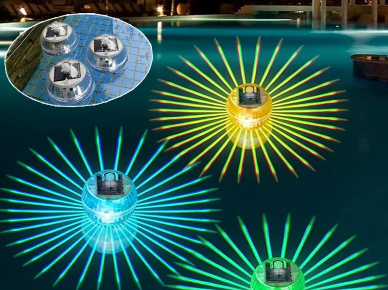 SOLAGLOW Drijvende Solar RGB Zwembadlamp - buitenverlichting