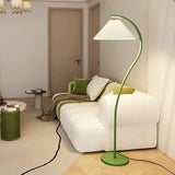 Modern LED fabric floor lamp