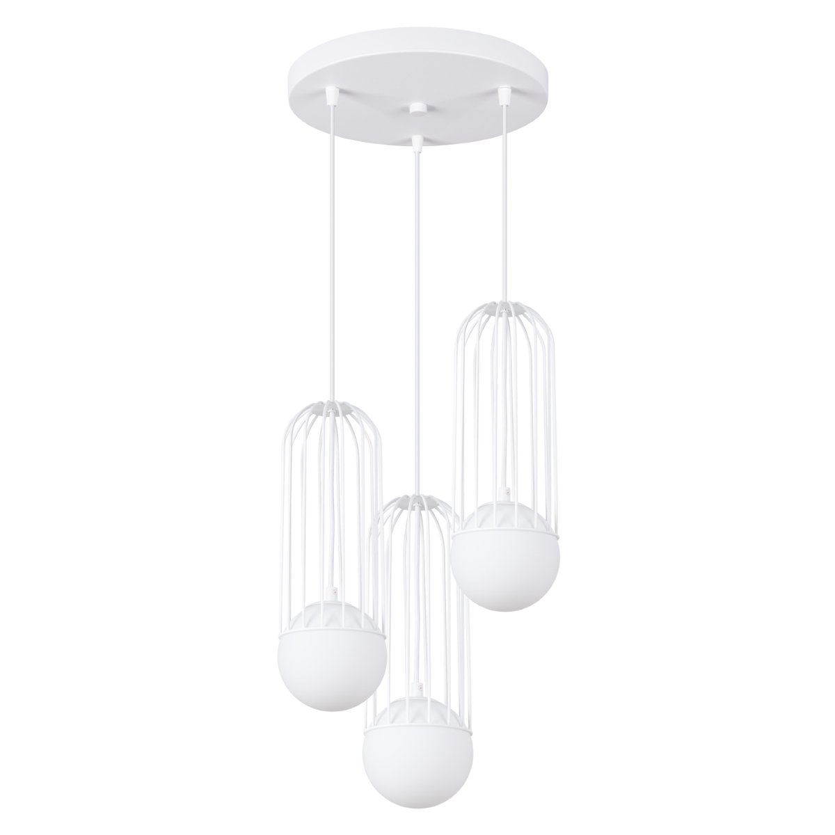 Lightinup Srl - Witte Brina 3P Hanglamp - hanglampen