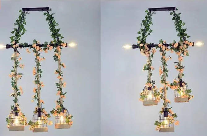 Rustic Harmony – Amerikaanse Landelijke Hanglamp - hanglampen - close-up