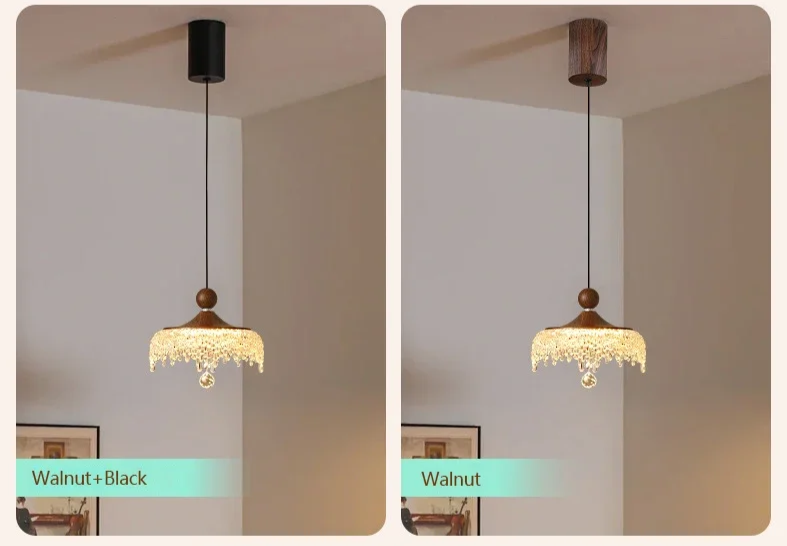 WalnoDrop Waterdruppel Hanglamp - plafondlamp - gemonteerd