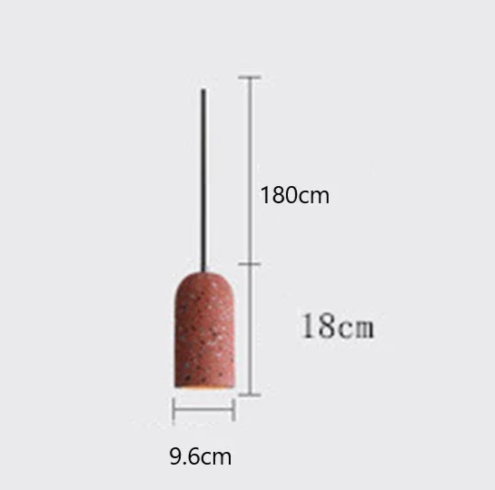 CementoLux – Handgemaakte Cement Hanglamp met LED - hanglampen - verlicht