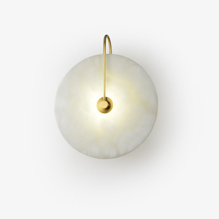 Rustgevende Alabaster LED Wandlamp - wandlampen - sfeerbeeld
