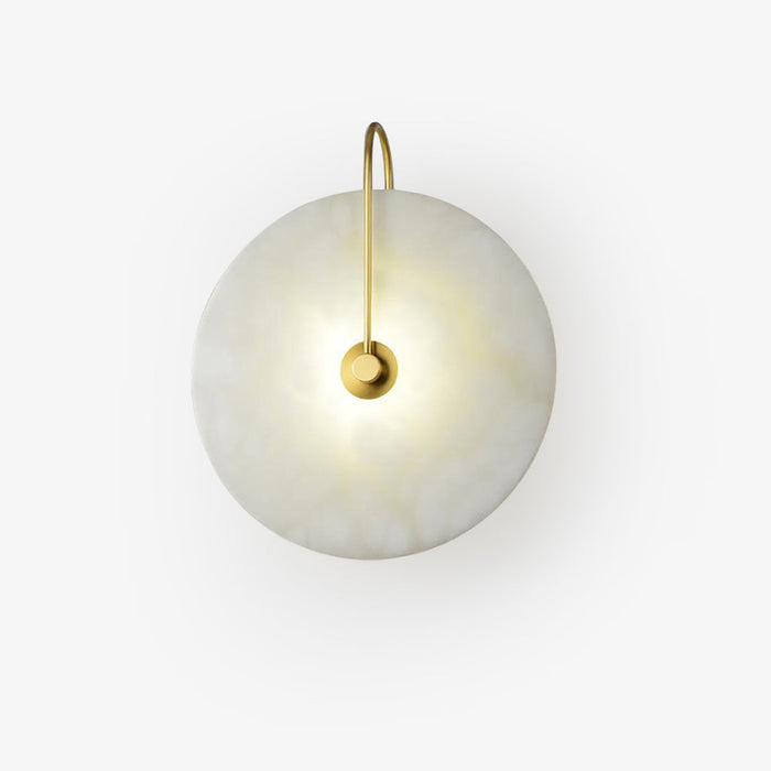 Rustgevende Alabaster LED Wandlamp - wandlampen - detail