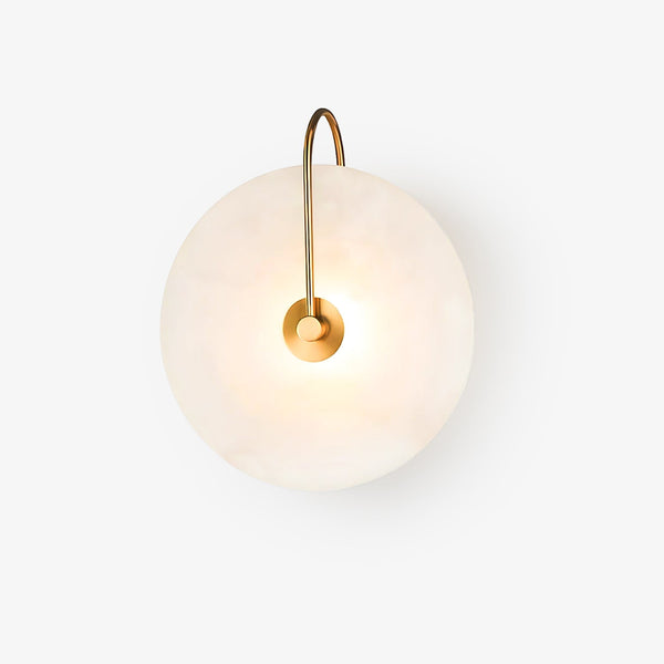 Albaster Steen Led Wandlamp - wandlampen - sfeerbeeld