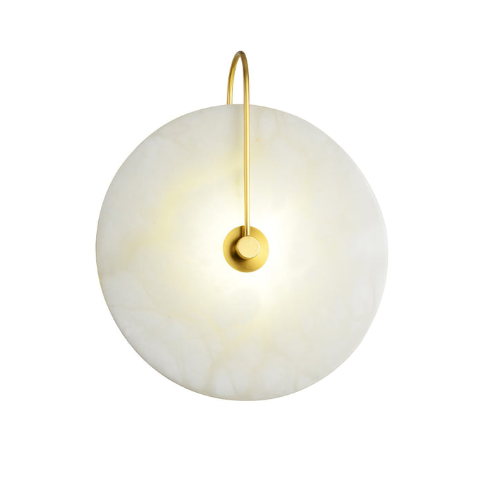 Rustgevende Alabaster LED Wandlamp - wandlampen - detail