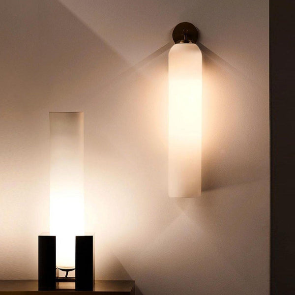 Moderne Glazen Wandlamp Voor In De Badkamer - wandlampen - close-up