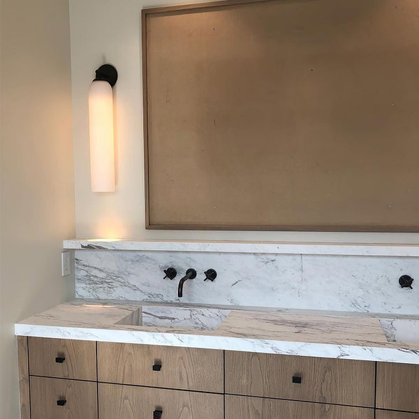Moderne Glazen Wandlamp Voor In De Badkamer - wandlampen