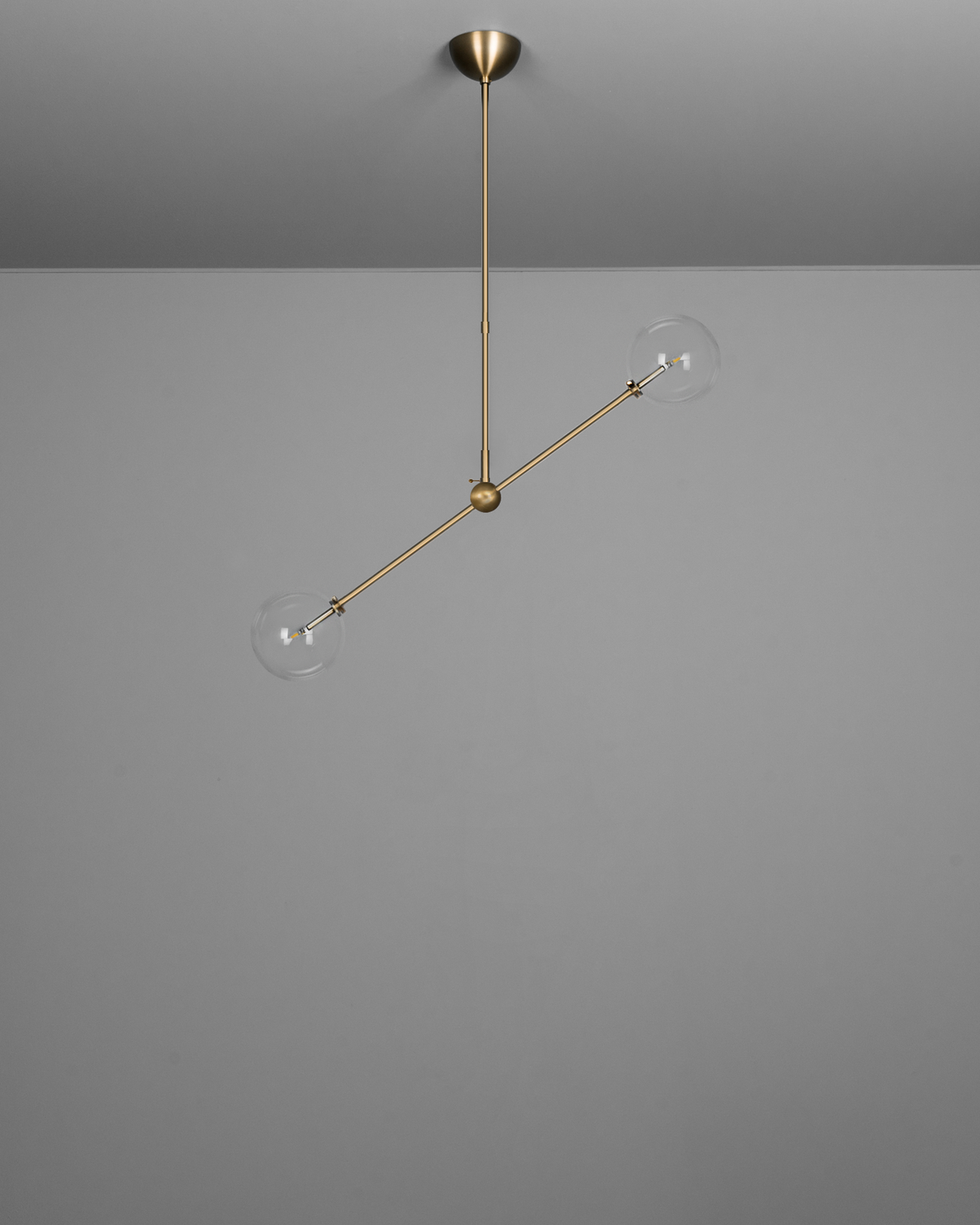 Schwung Lighting - Balance 150x150 - hanglampen - zijaanzicht