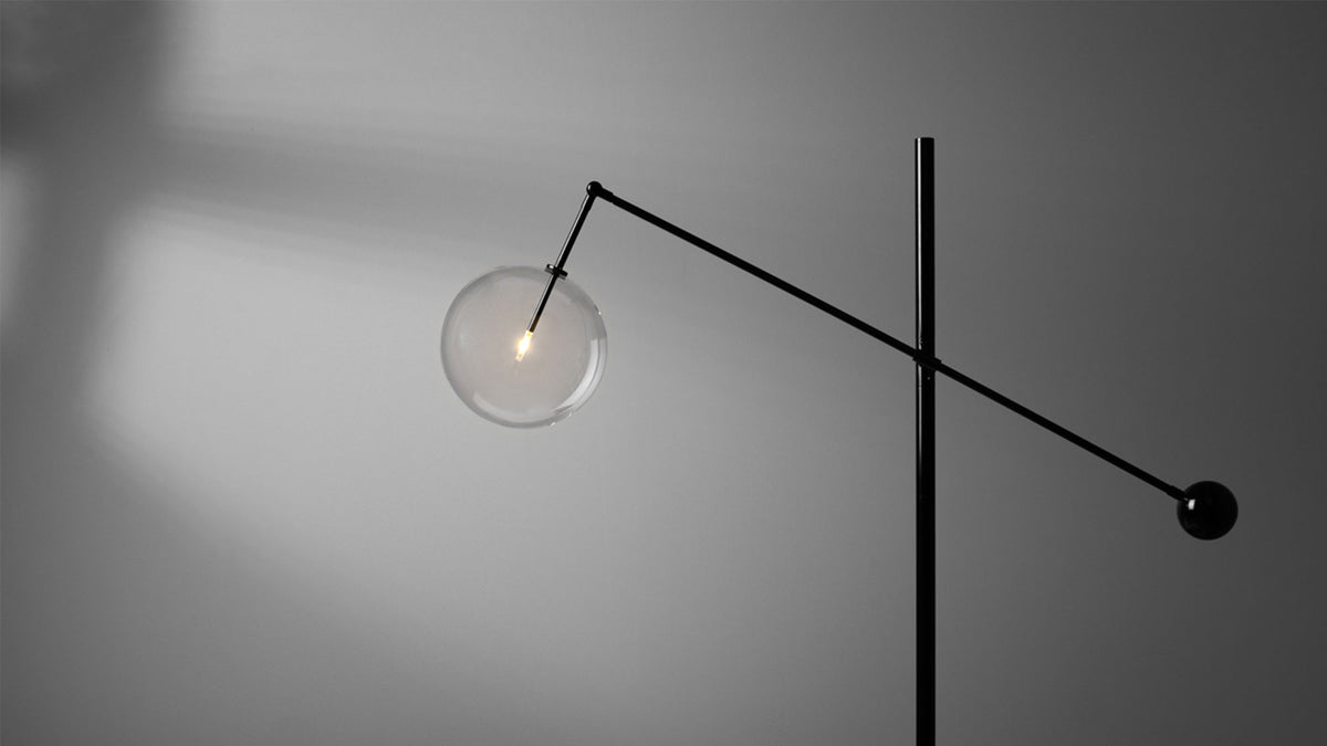 Schwung Lighting - Milan 1 Arm - vloerlamp - in de kamer