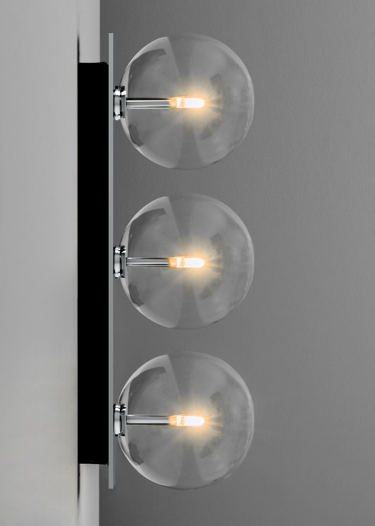 Schwung Lighting - Oslo Triple - wandlampen - materiaaldetail