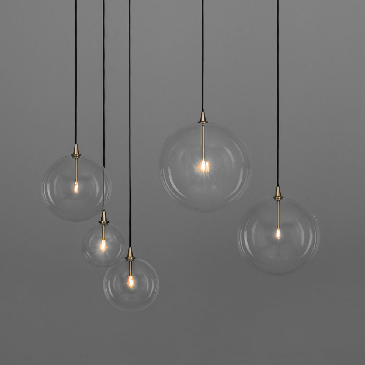 Schwung Lighting - Glass Globe Pendant FI 300 - hanglampen - afmetingen