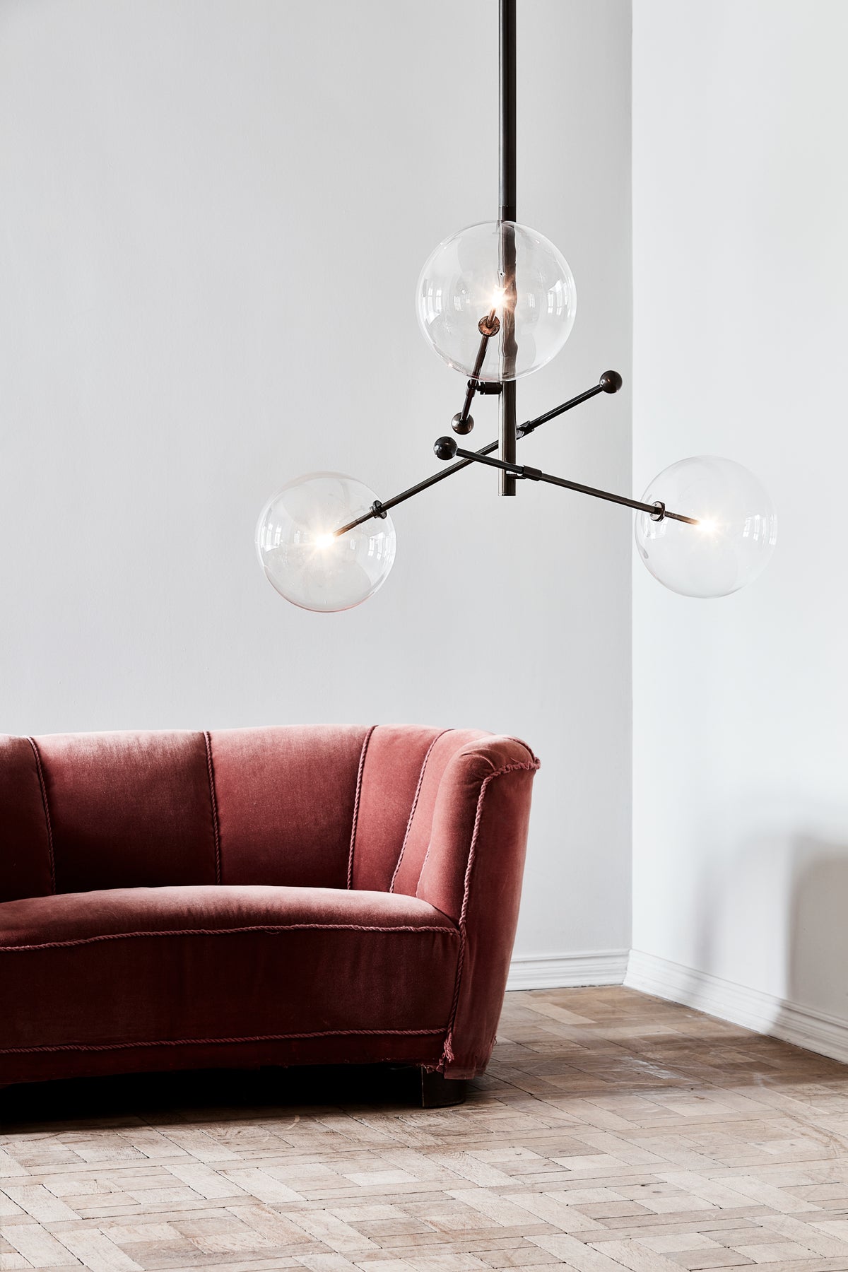 Schwung Lighting - RD15 3 Arms - hanglampen - zijaanzicht