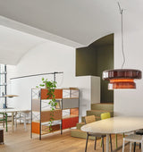 Luxurious Bohemian Pendant Lamp Made of Blown Glass