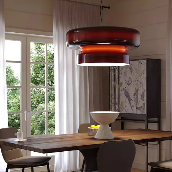 Luxe Bohemia Hanglamp Van Geblazen Glas - hanglampen - verlicht