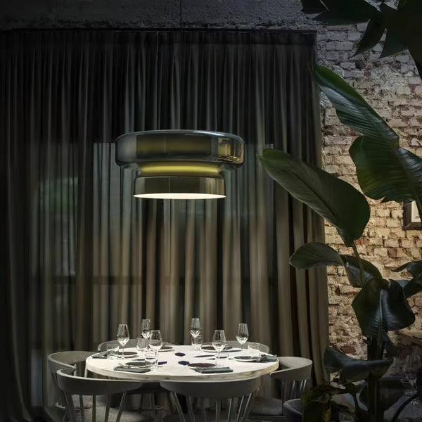 Luxe Bohemia Hanglamp Van Geblazen Glas - hanglampen - materiaaldetail