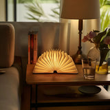 Enchanted Table Book Lamp with Warm Light