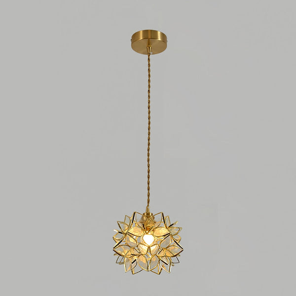 Sfeervolle Hanglamp Met Een Modern Ontwerp - hanglampen - close-up