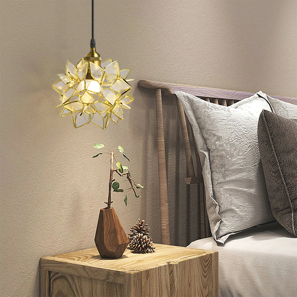 Atmospheric pendant lamp with a modern design