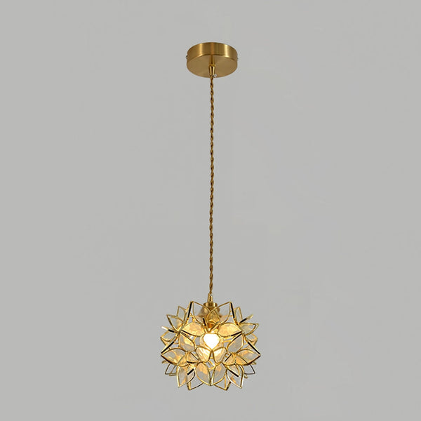 Atmospheric pendant lamp with a modern design