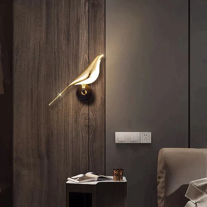 Moderne Wandlamp In De Vorm Van Vogels - wandlampen - in de kamer