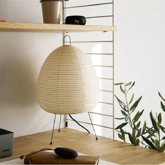 Japanse Lamp Gemaakt Van Rijstpapier - tafellampen - detail