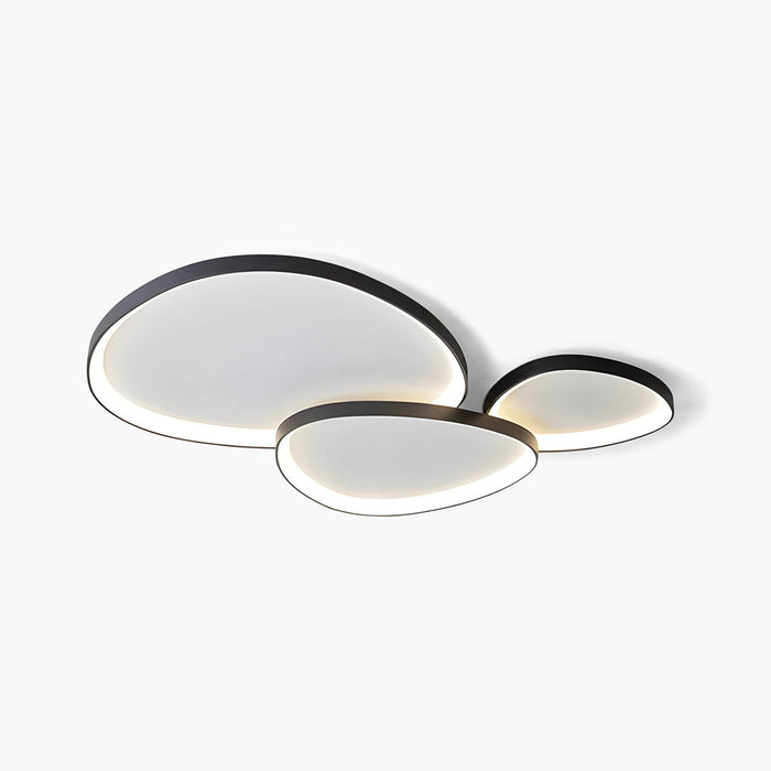 Dauwkleurige Driedelige Plafondlamp - plafondlamp