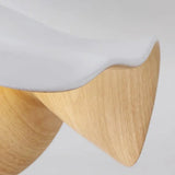 Scandinavian Wooden Lotus Ceiling Lamp