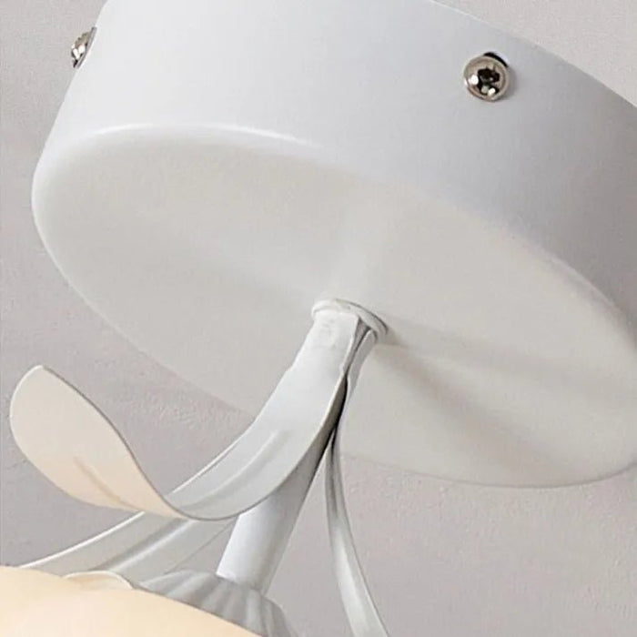 Eenvoudige Tiffany Plafondlamp Met Minibloemen - plafondlamp - gemonteerd